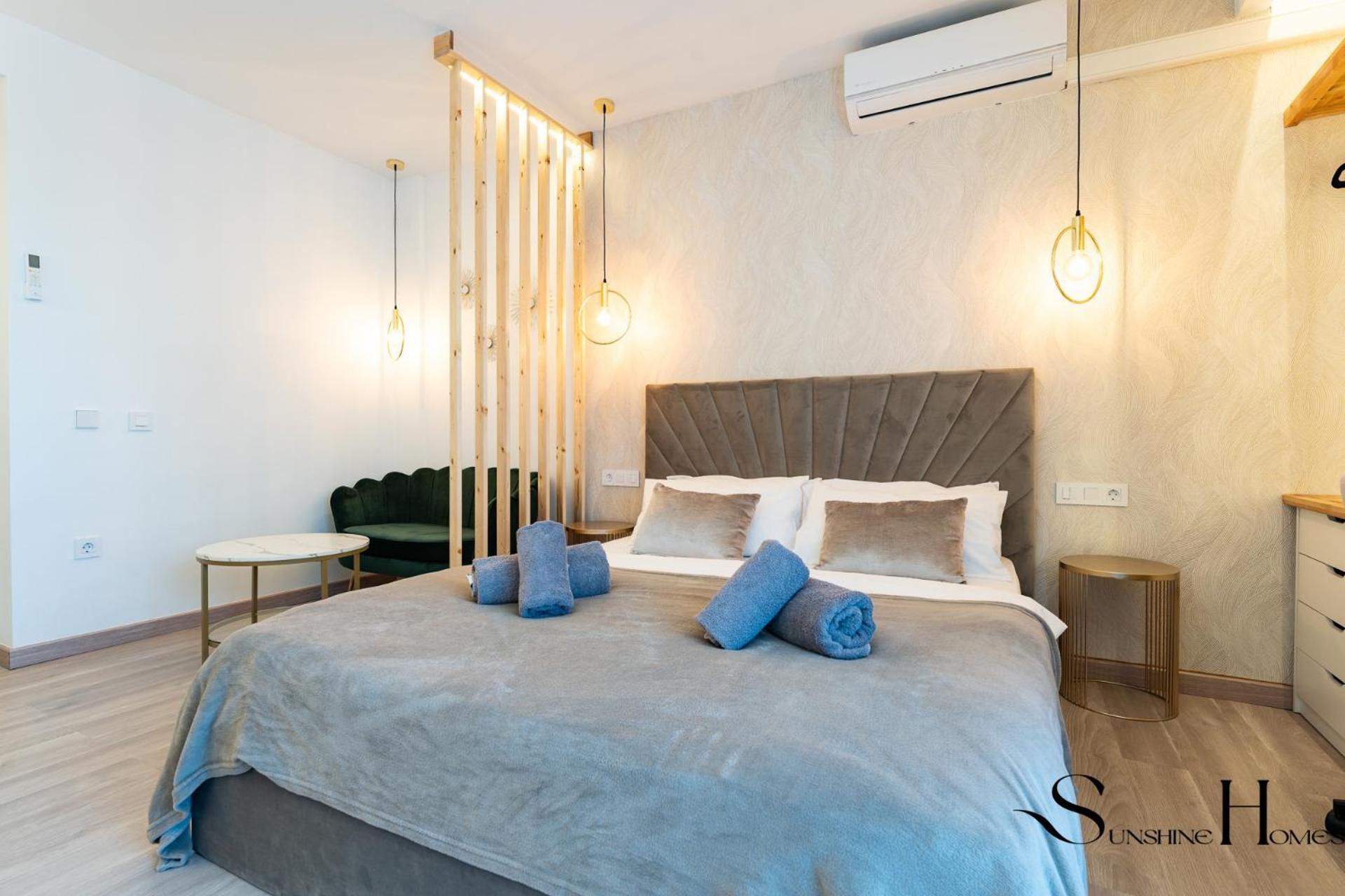 בנאלמדנה Seaview Beachfront Studio With Aqua Park & Balcony מראה חיצוני תמונה